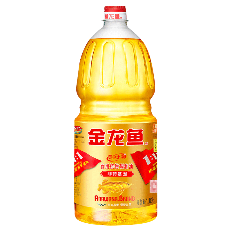 金龙鱼黄金比例食用植物调和油非转基因